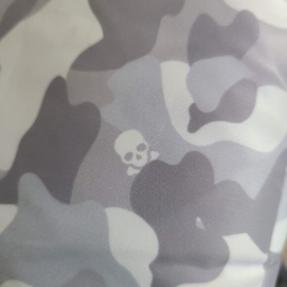 SOULCYCLE X STATE Exclusive Lennox Large Backpack Gray White Camo Skulls - Picture 3 of 16